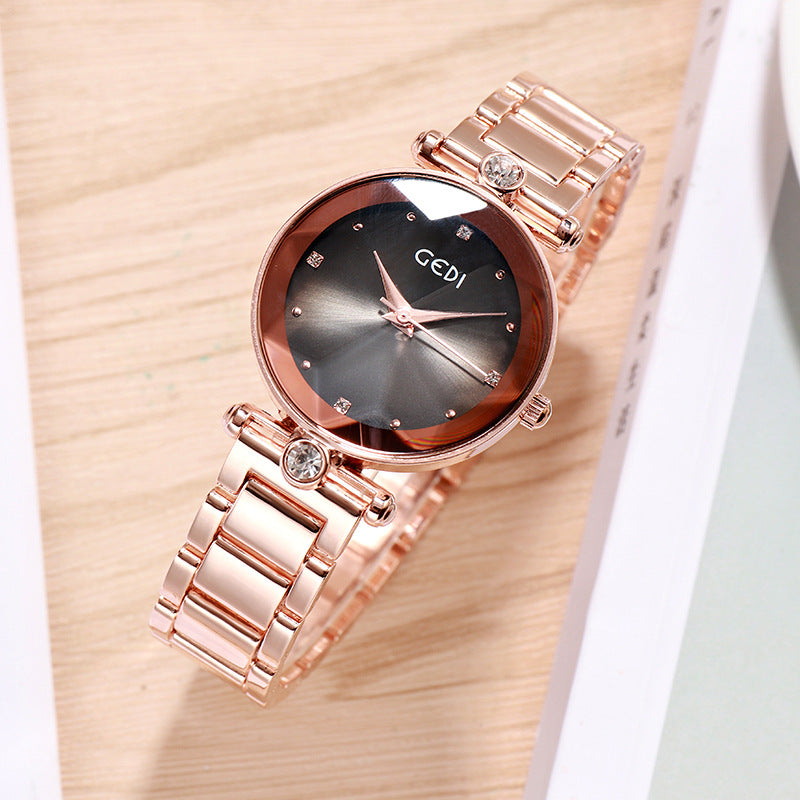 Ladies Steel Band Bracelet Quartz Watch