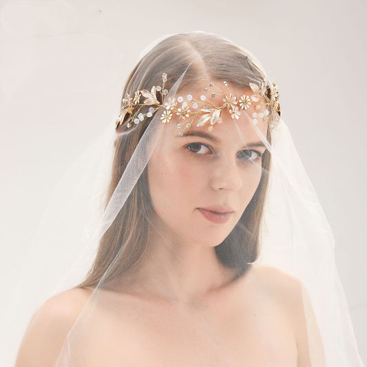 Bridal Headdress Wedding Dress Pearl Headband