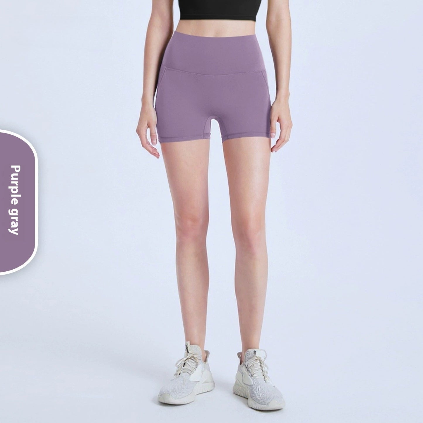 High Waist Reversible Three-quarter Pants Yoga Pants