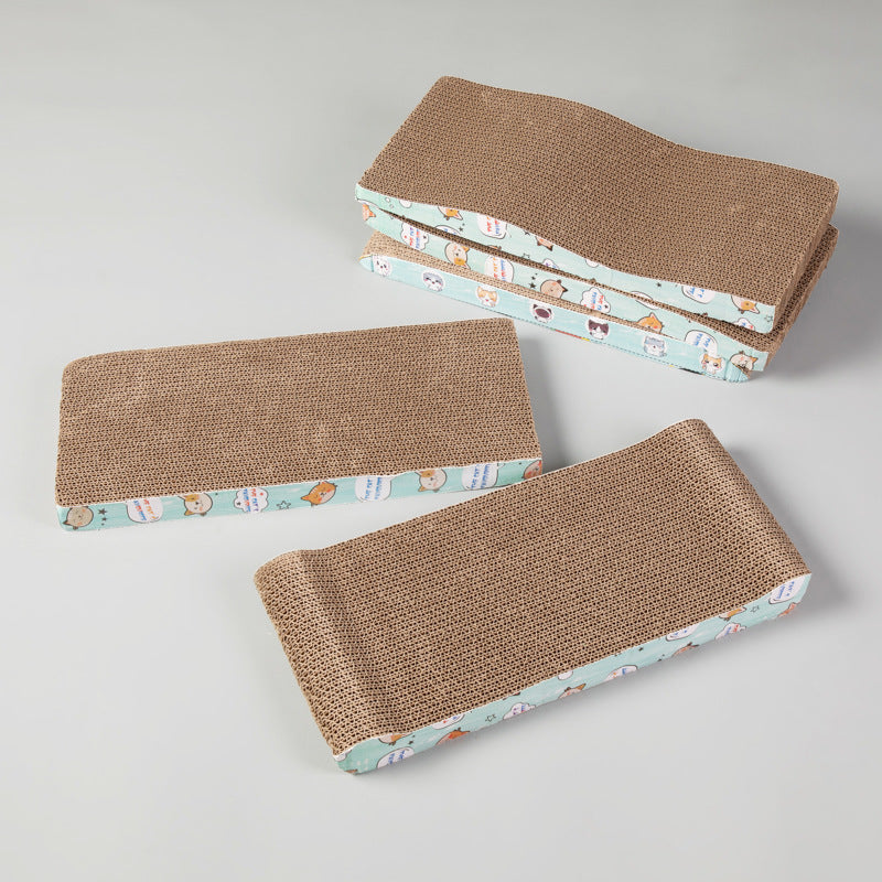 Corrugated Paper Scratch-resistant Scratching Board Non-chip Cat