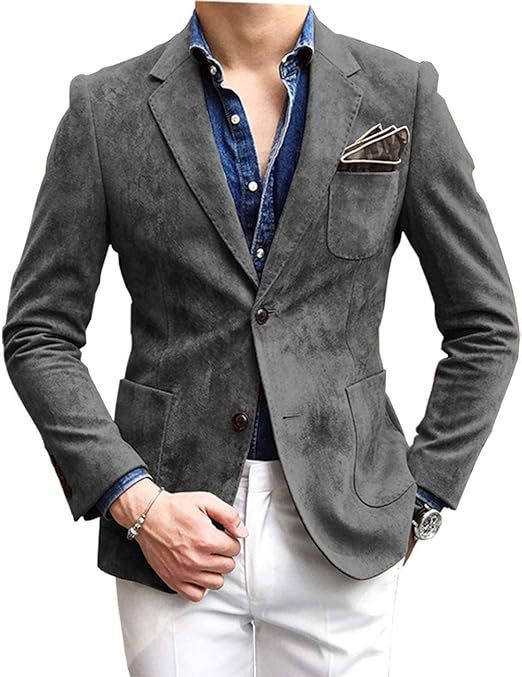 Men's Solid Color Loose And Versatile Suit Jacket