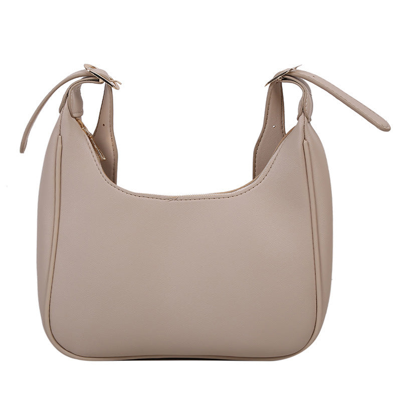 Simple And Versatile Crescent Shoulder Crossbody Dumpling Bag