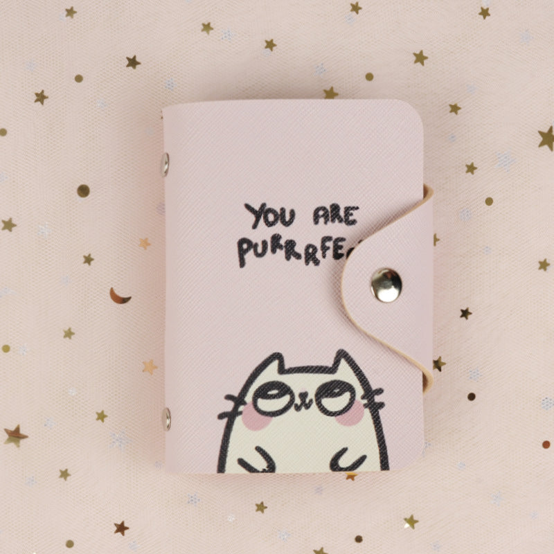 Multi-card color printing cartoon female card package