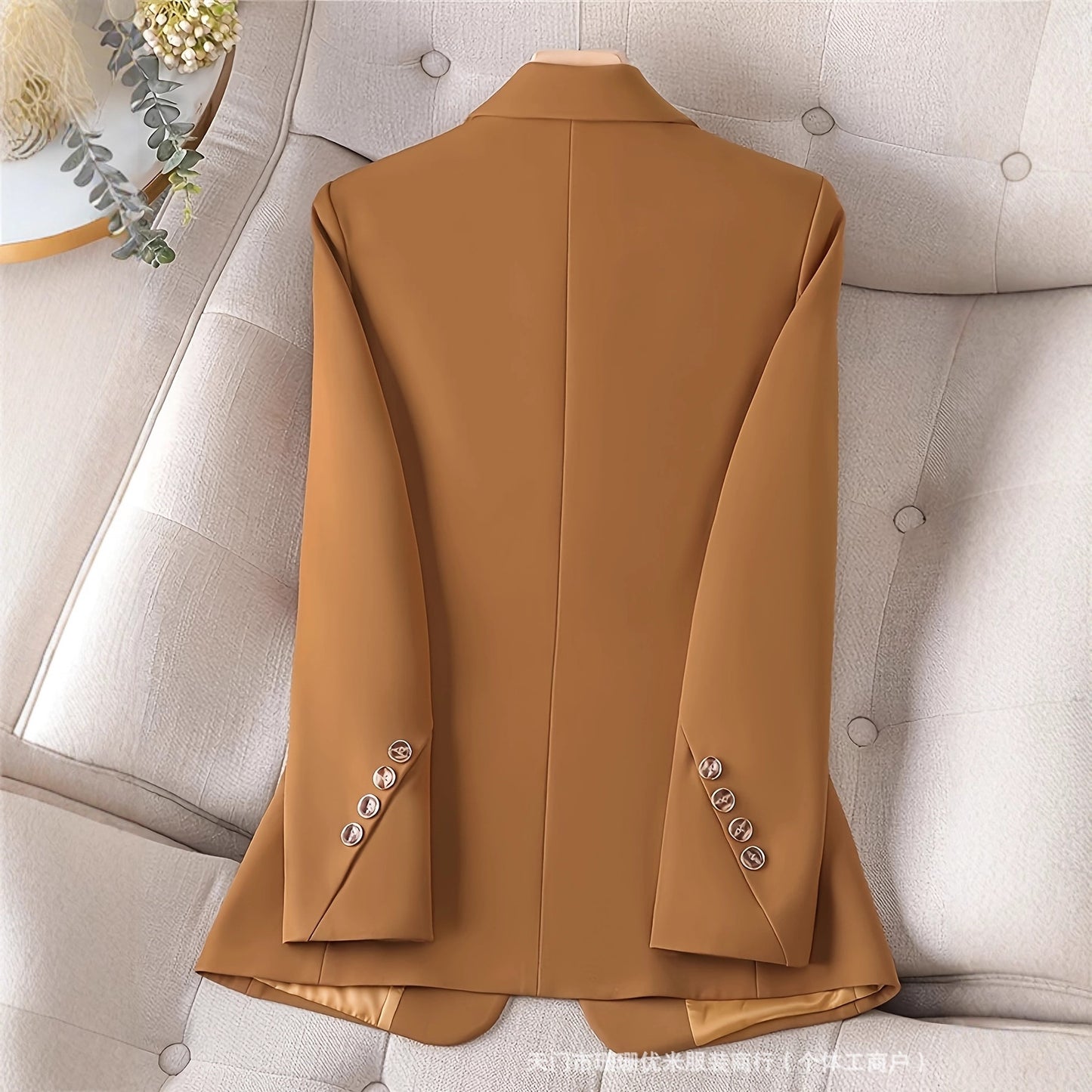 Fashion Long Sleeve Women's Suit Jacket Fashion Buttons