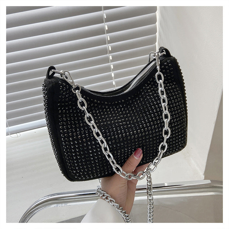 Popular Bright Diamond Women's New Fashion Messenger Bag
