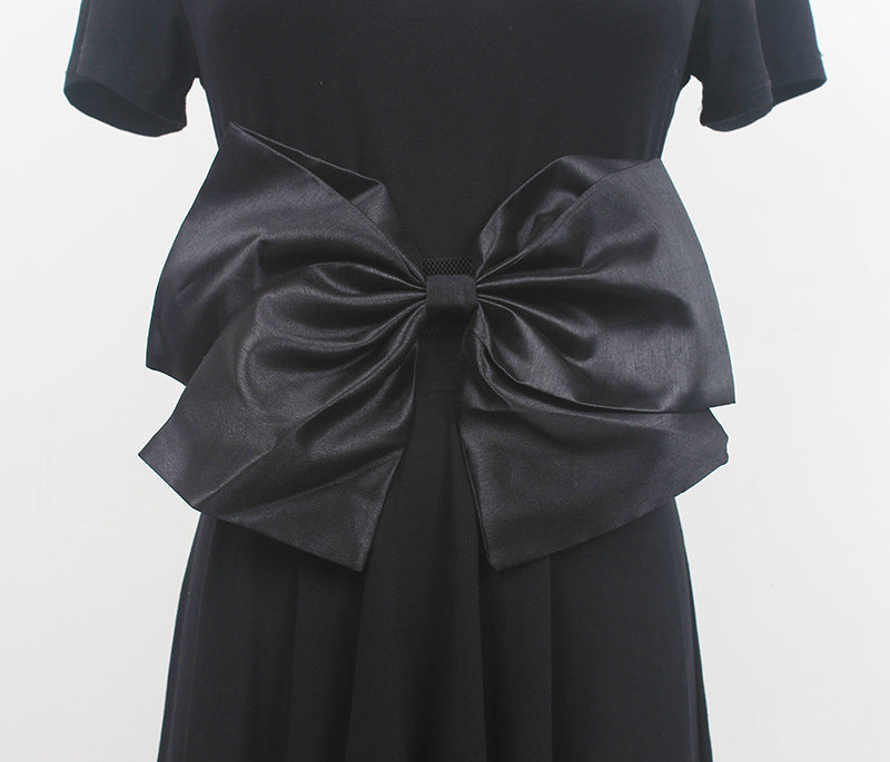 Fashionable Large Cotton Bow Belt
