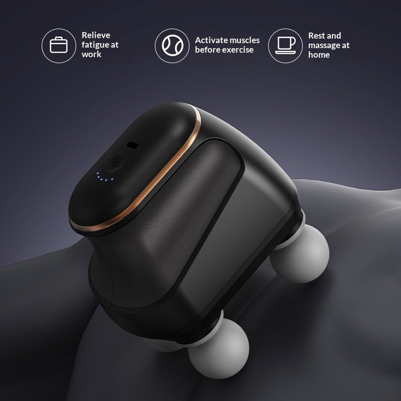Household Mini Portable Muscle-relaxing Massage Gun With Rechargeable Battery