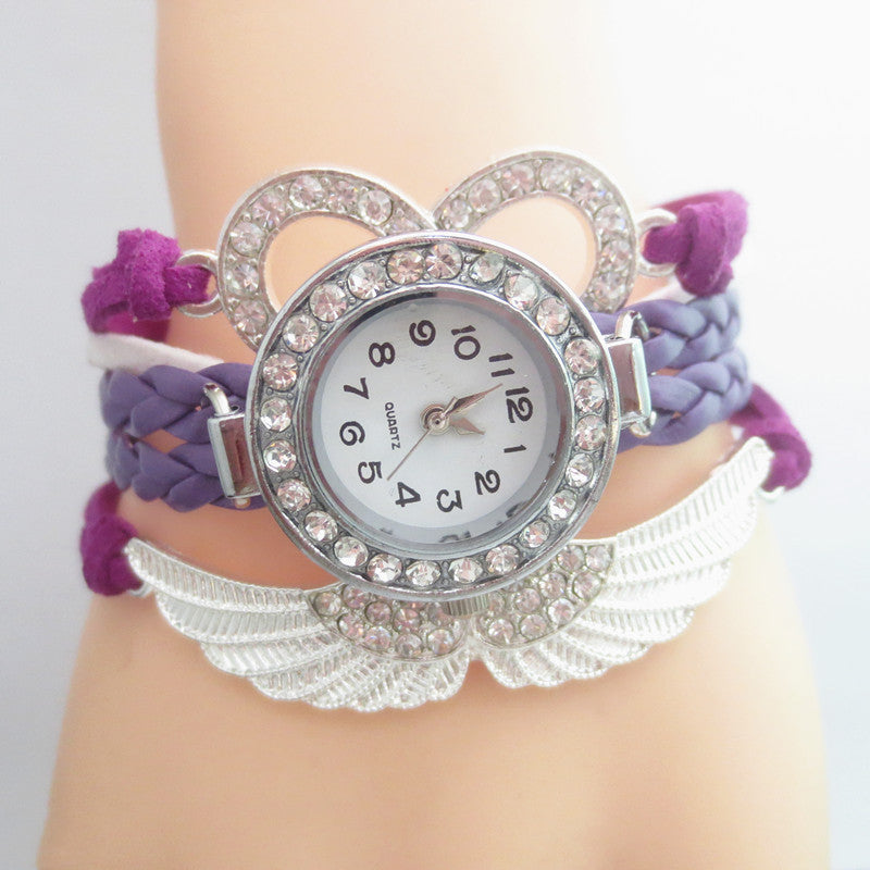 Original Diamond Inlaid Angel Wing Bracelet