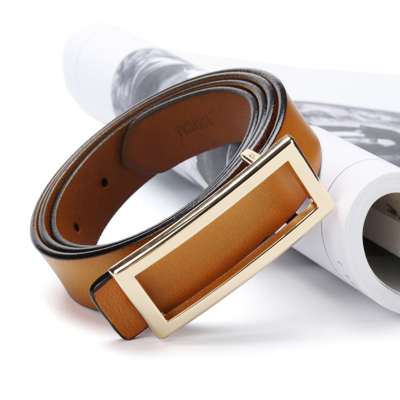 Simple Decorative Versatile Belt Smooth Buckle