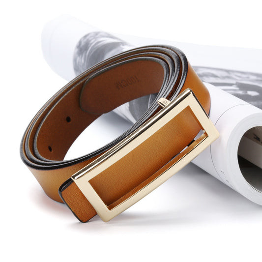 Simple Decorative Versatile Belt Smooth Buckle
