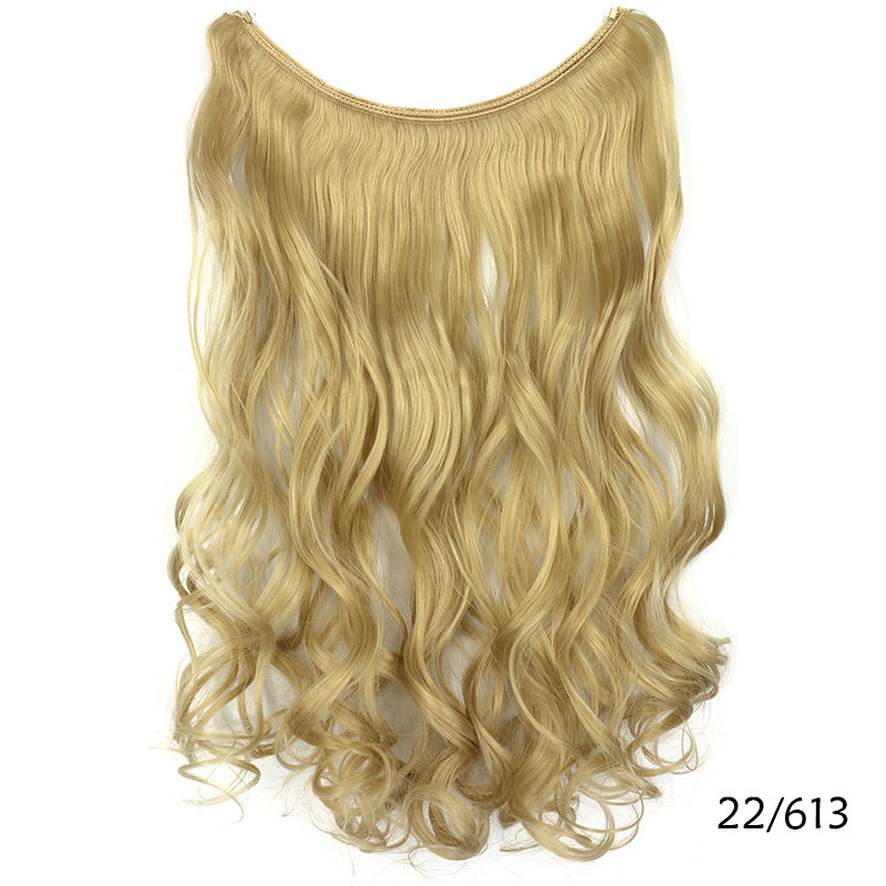 Women's One-piece Seamless Hair Extension Wig Set