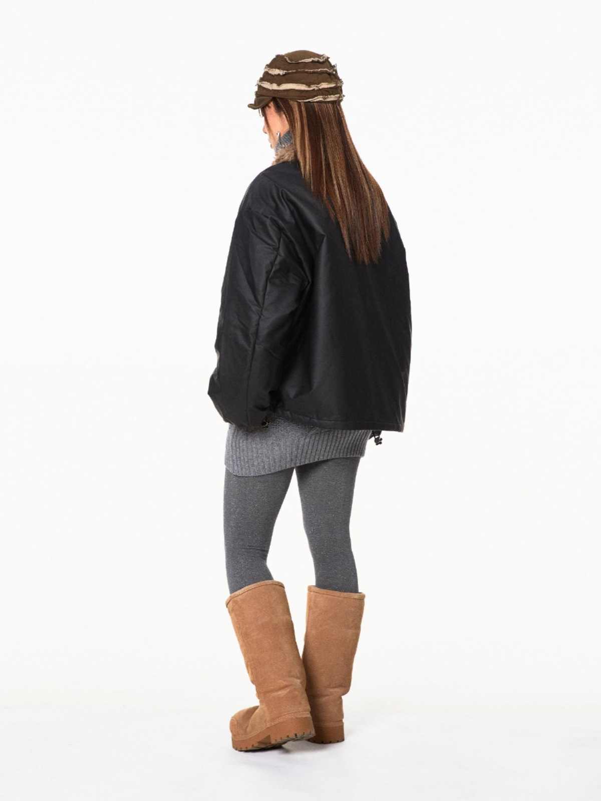 Winter New Loose Preppy Style Coat