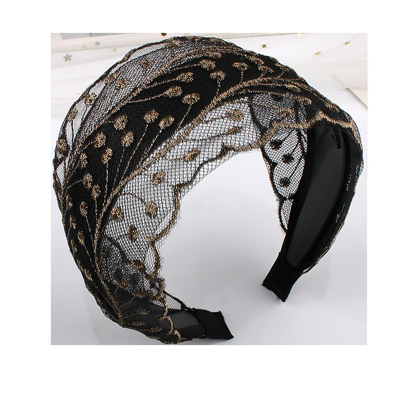 Headband Female Toothed Non-slip Wide Edge
