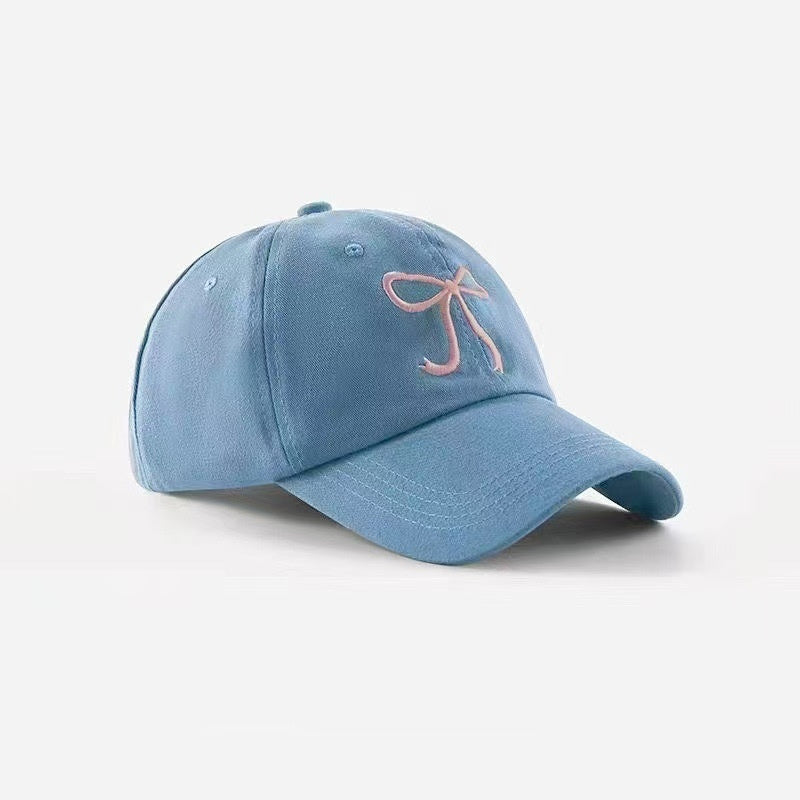 Wide Brim Baseball Cap Embroidered Outdoor Casual Sunshade