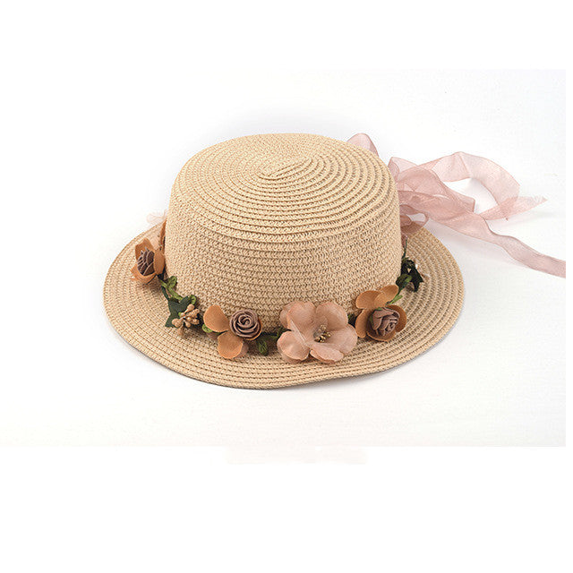 Streamer Garland Outdoor Shade Parent-child Straw Hat