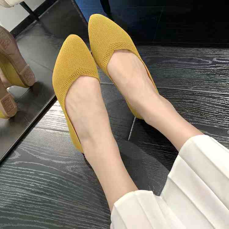 Women's Doug Shoes Pointed Toe Shallow Mouth Soft Bottom