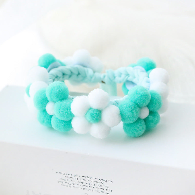 Pet Polyester Flower Woven Adjustable Collar