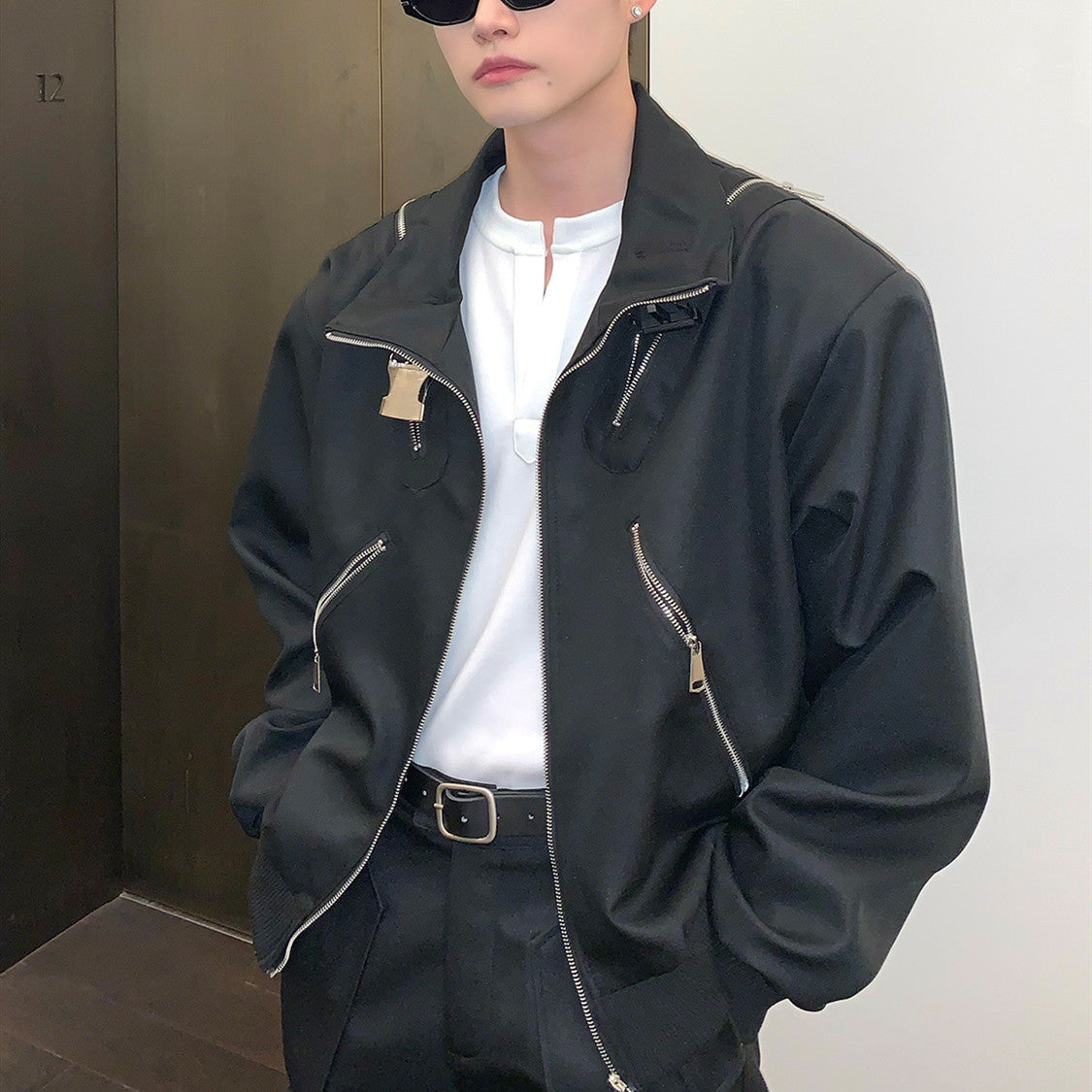 Men's Loose Casual Spring New Simple Senior Coat
