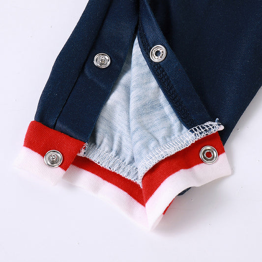 Santa Printed Home Wear Pajamas Parent Child Wear