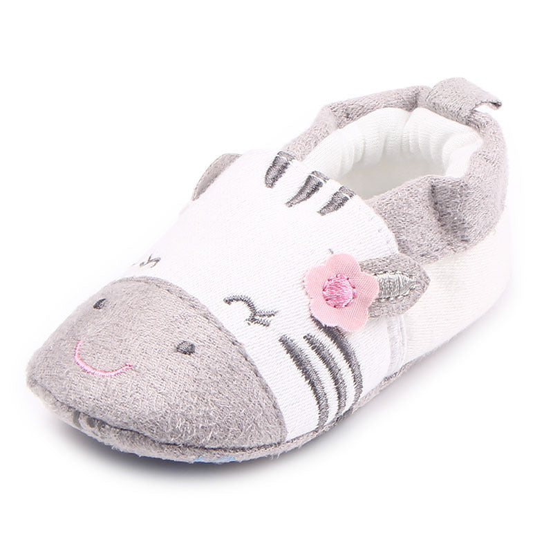 Cartoon Soft Sole Elastic Belt Can Not Drop Shoes Baby Shoes