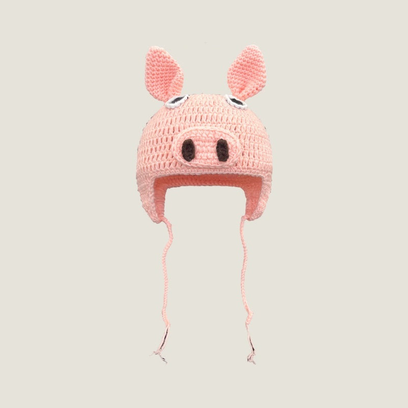 Shrek Monster Knitted Beanie For Women Cartoon Wool Hat