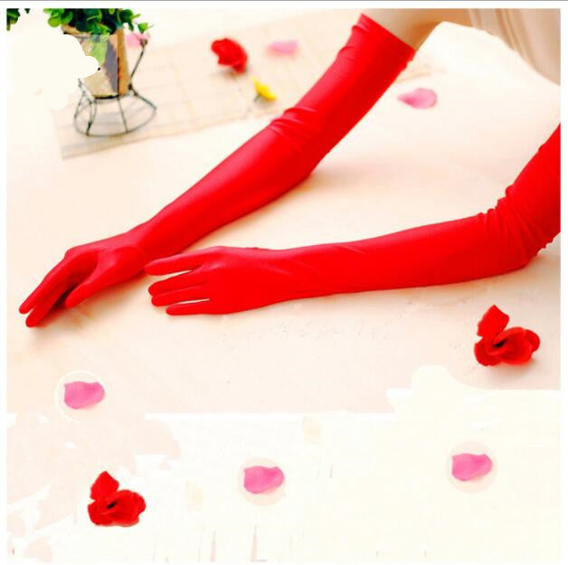 High elastic long sun protection gloves