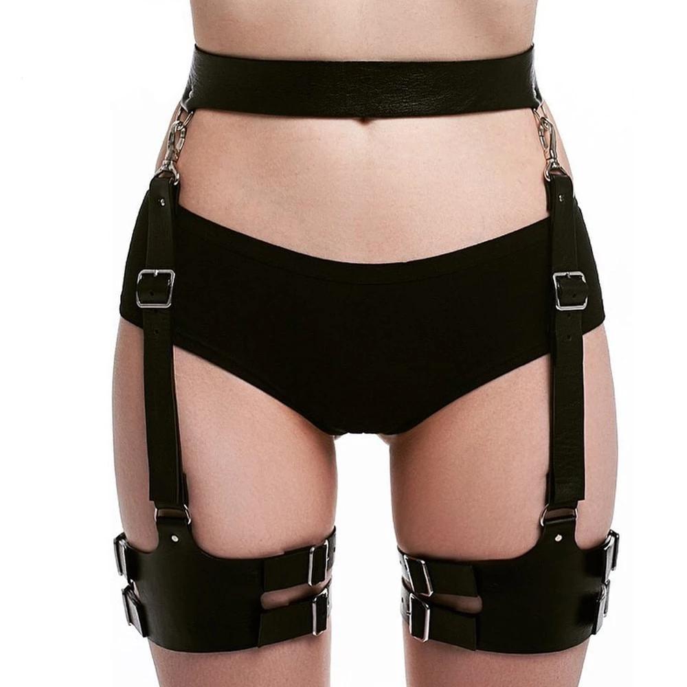 Women's leather belt