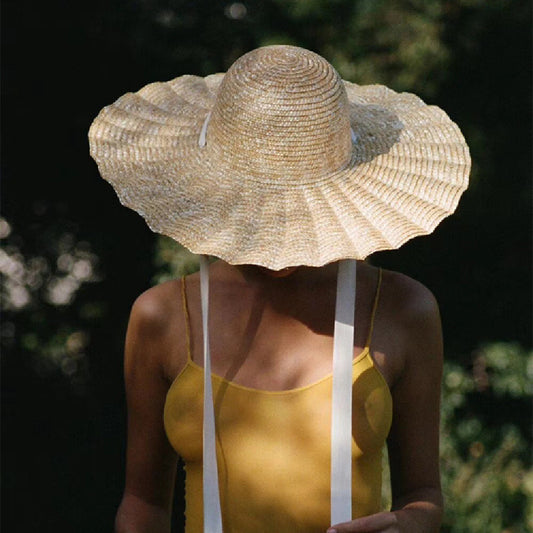 Idyllic Wind Wave Semitic Straw Hat