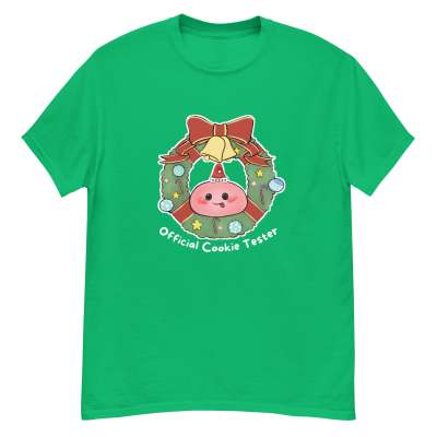 European And American Cookie Tester Digital Printing Casual Round Neck T-shirt