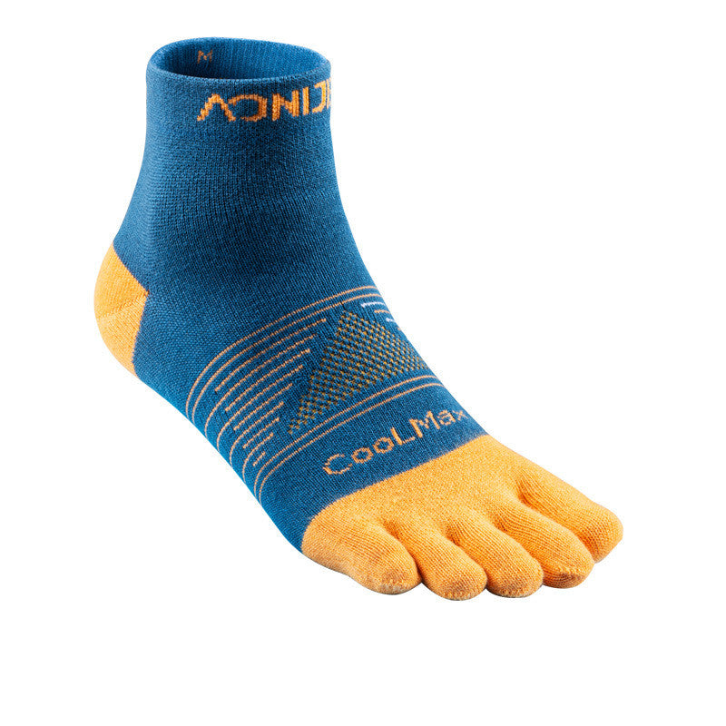 Sports Mid-tube Five-finger Breathable, Sweat-absorbing And Wear-resistant