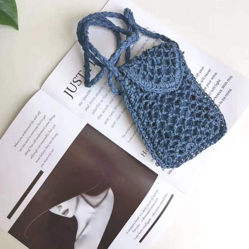 Pure Handmade Woven Hollow Crossbody Bag