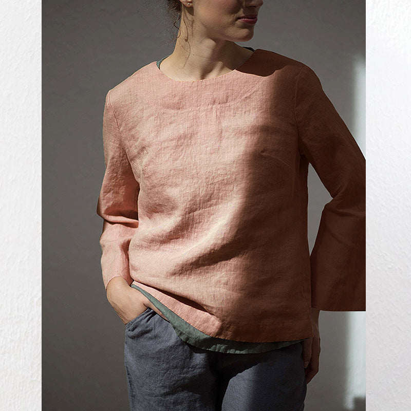 Linen og bomuld Niche Casual Underdel Skjorte