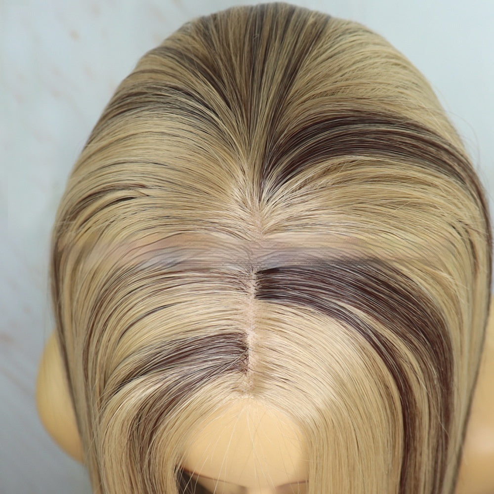 Pick Color Piano Color Long Straight Hair Japanese Silk Hair