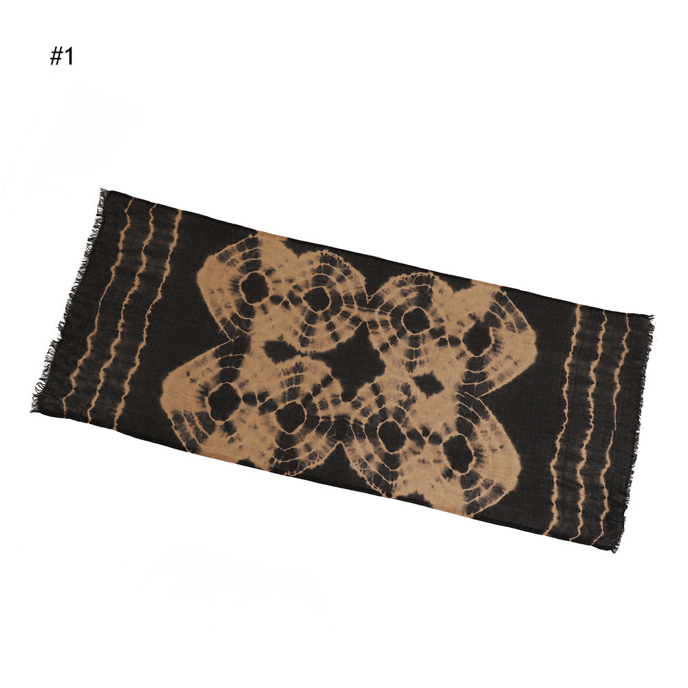 Solid Color Thin Breathable Handmade Scarf Shawl
