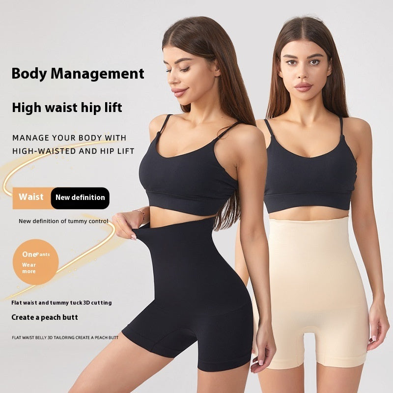 Højtaljede Sports Shaping Bukser Plus Size Sømløse