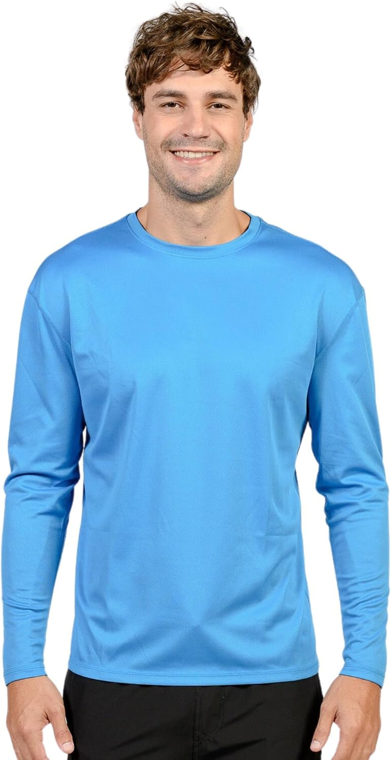 Swim Shirts for Men UPF50+ Sun Protection Shirts Mens Long Sleeve Mens Rash Guard