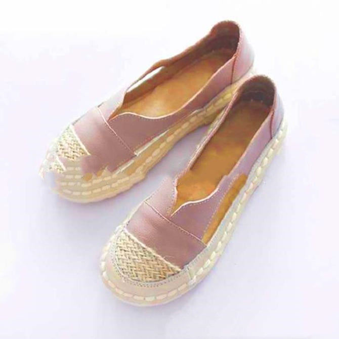 Classic Style Straw Sandals Women's Mesh Breathable Shoes