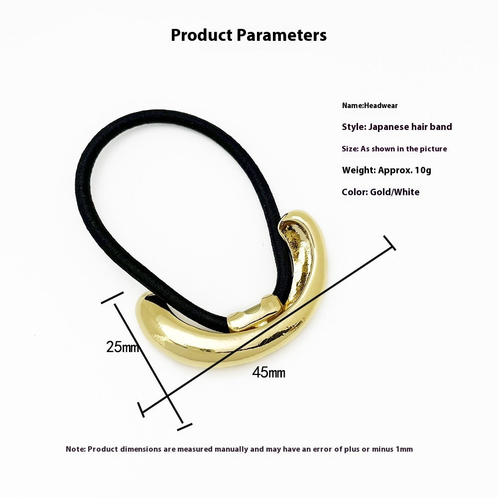 Simple Cold Style Alloy Hair Rope Fashion Ponytail