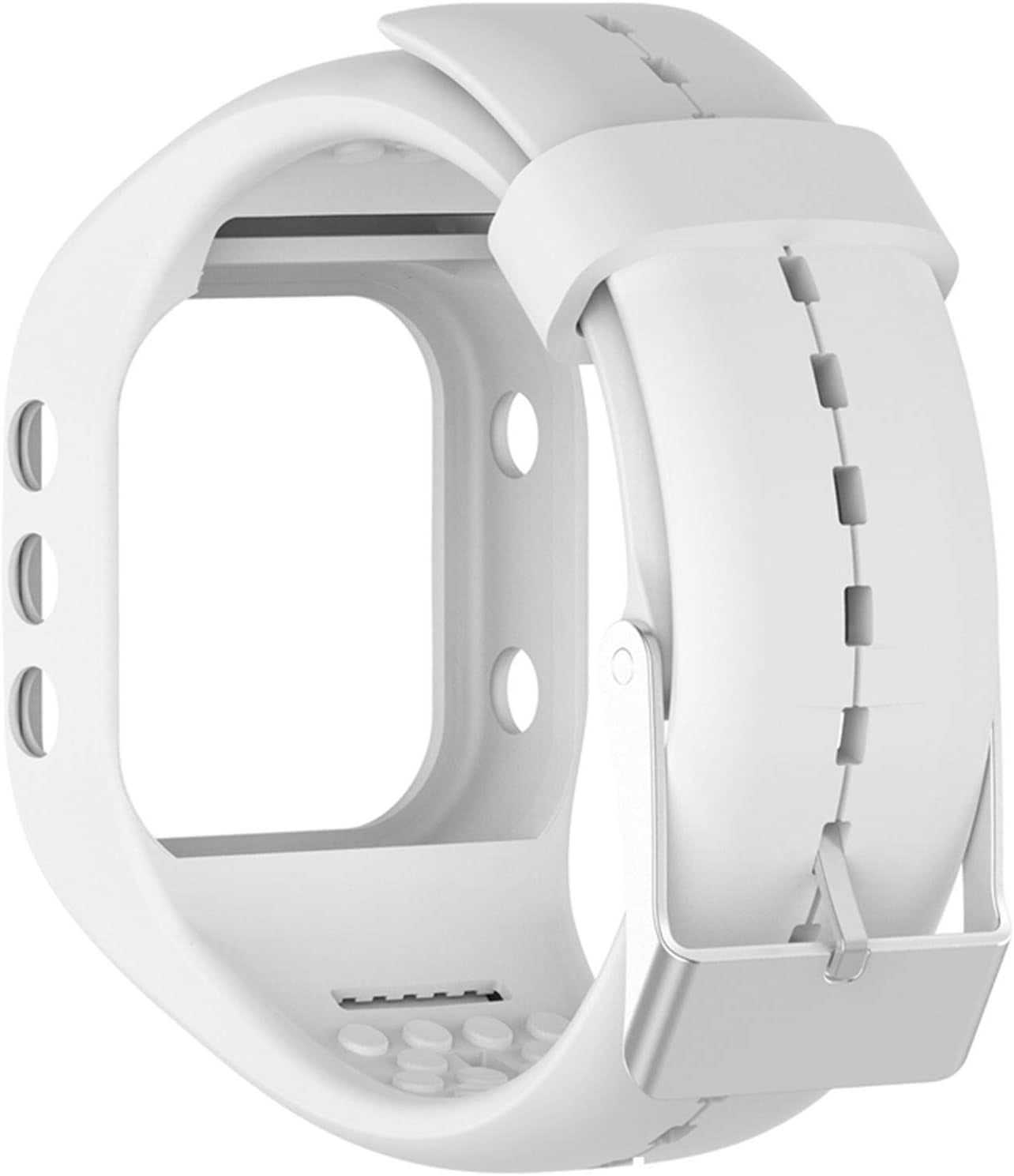 Watch Strap Compatible with Polar A300,Adjustable Silicone Sports Strap Replacement Band for Polar A300 Smart Watch