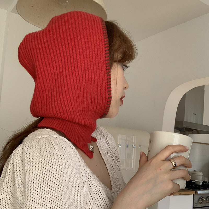 Ladies Fashion Personality Knitted Pullover Hat