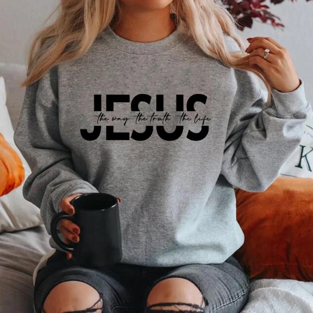 Vejen Sandheden Livet Sweatshirt Kristent Hættetrøje