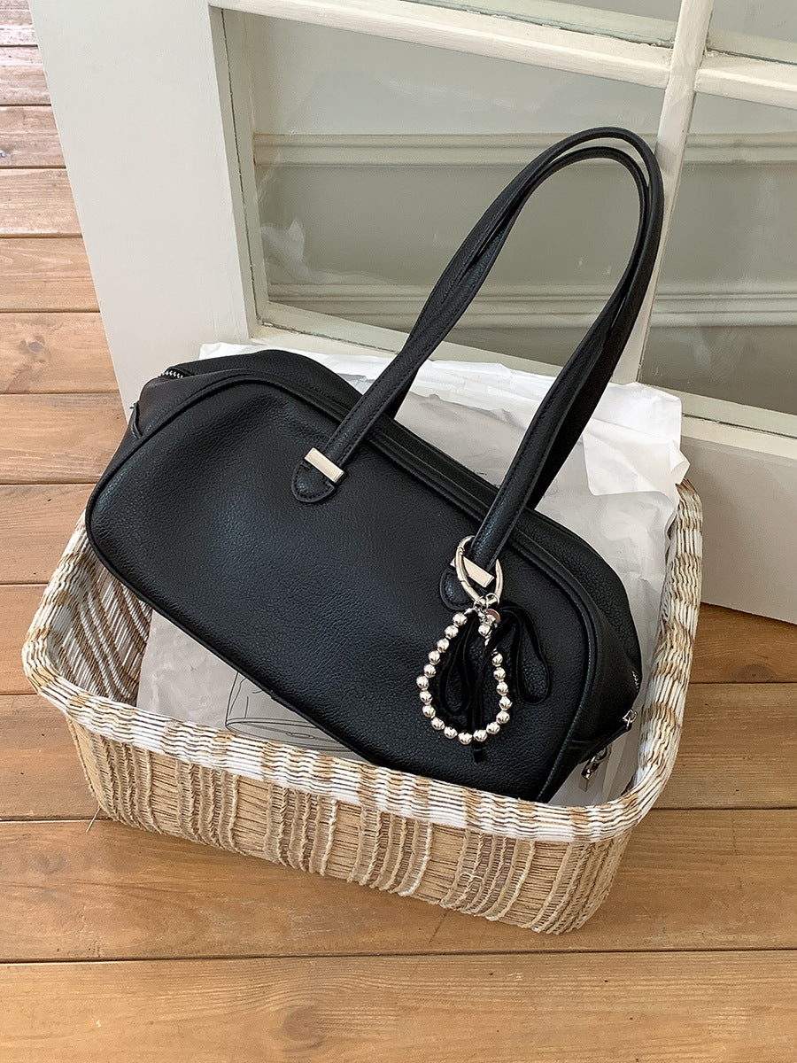 Soft Leather Versatile Women's Shoulder Bag