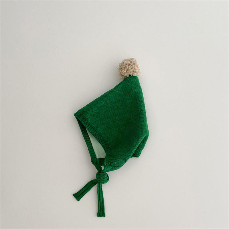 Children's Hat Thickened Knitting Earmuffs Hat