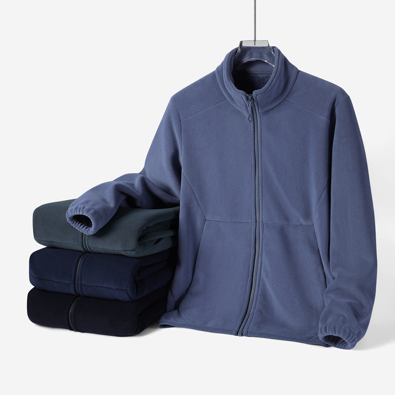 Sweater Couple Lambswool Double-sided Fleece Jacket