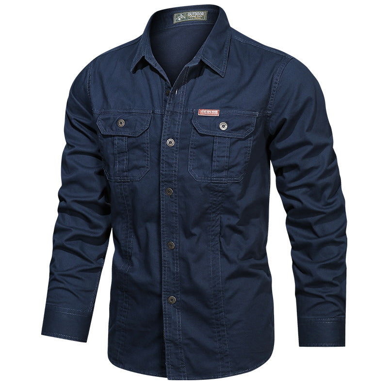 Summer Military Uniform Short-sleeved Shirt For Men
