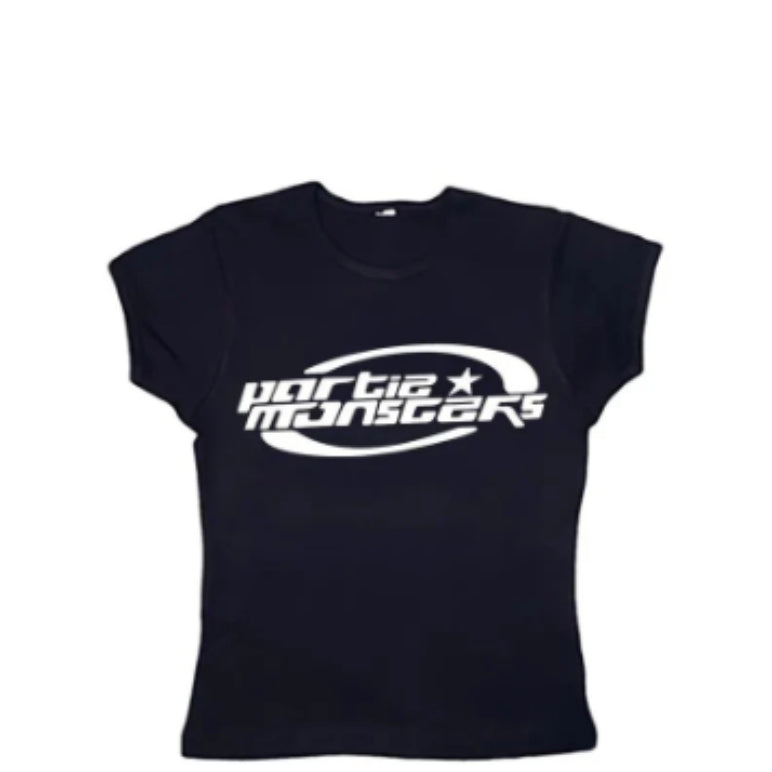 Dark European And American Style T-shirt Summer Letter Street Trend
