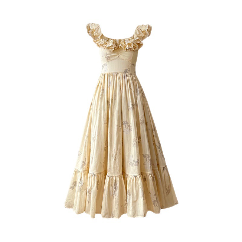 Holiday Style Swing Mid Length Waist Dress