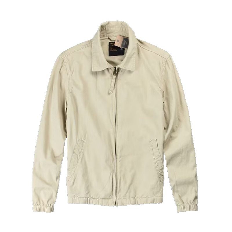 Simple Jacket Men's Leisure Washed-out Distressed