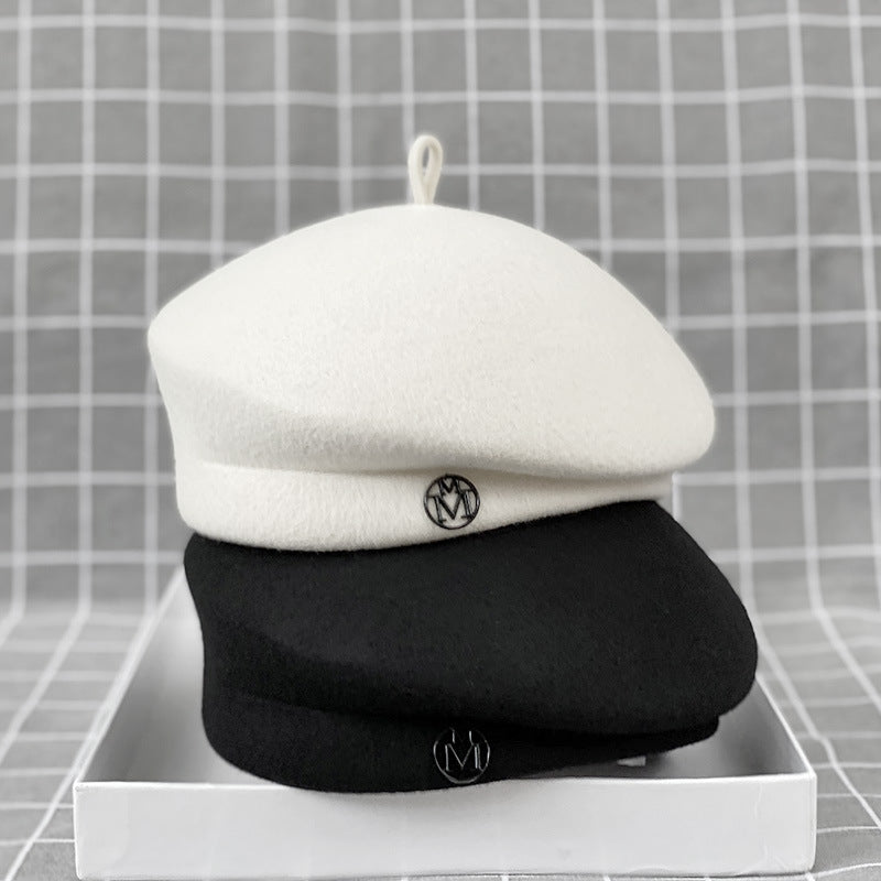 Women's Elegant Woolen Retro All-match Beret