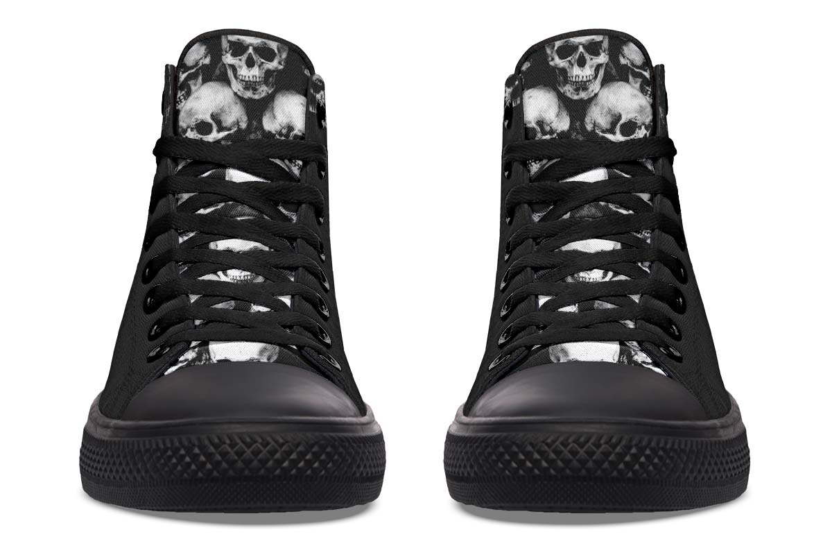 Printed Couple High-top Canvas Shoes